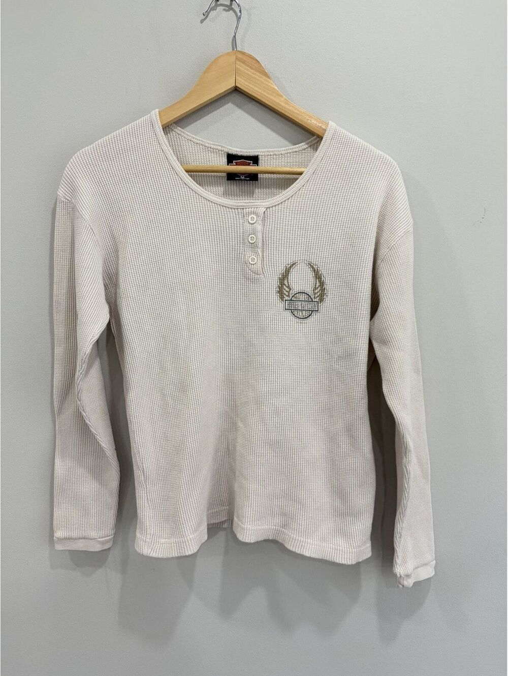 Vintage Womens Harley Davidson Thermal Longsleeve Shirt